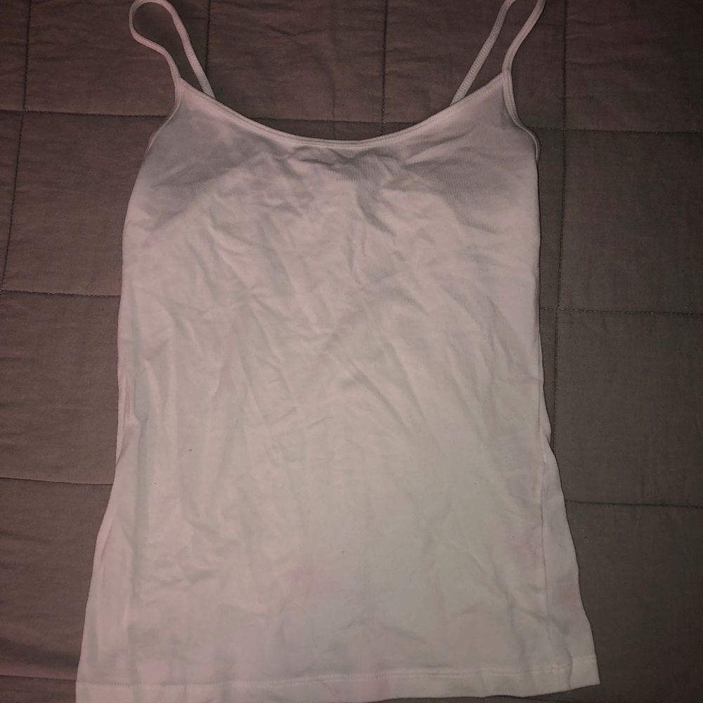Forever 21 White Tank Top Size XS